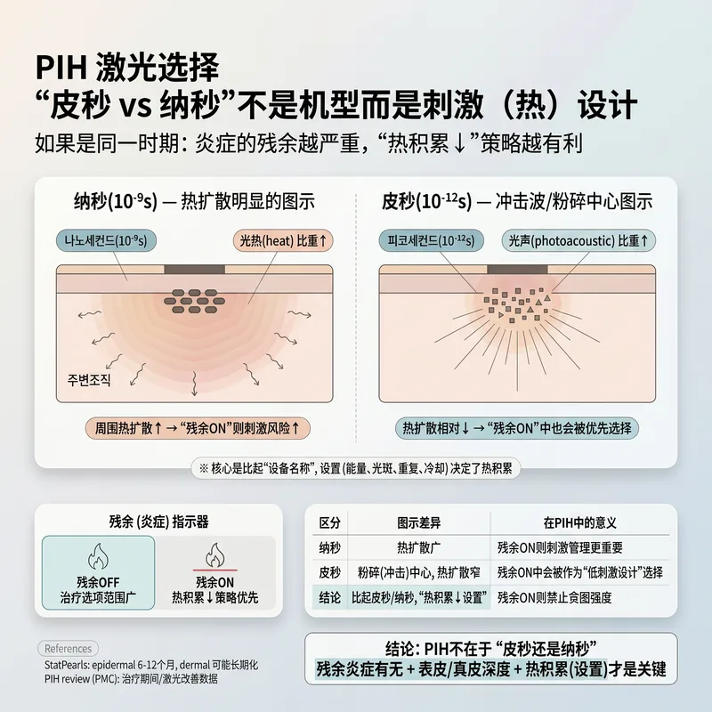 PIH激光选择 — 纳秒vs皮秒热扩散对比和策略